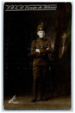 c1910 Asturias Spain Prince Royalty Unposted Antique RPPC Photo Postcard picture