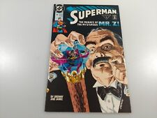 DC Comics Superman #51 Jan 91 Comic Book The Menace Of The Mysterious Mr. Z picture