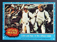 1977 Topps Star Wars Card #38 Luke and Han in the refuse room  picture
