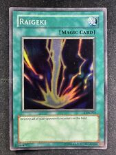 Yu-Gi-Oh TCG LOB-053 Raigeki Unlimited Super Rare Magic MP a picture