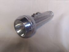 1960s Ray-O-Vac S21F-1 Stainless Steel C Cell Battery Flashlight Tested Vintage picture