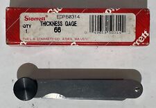 L.S. STARRETT NO. 66 FEELER THICKNESS GAGE GAUGE .002-.025 - NICE picture
