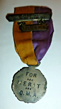 Vintage Antique RARE Oklahoma Military Academy Medal Merit OMA picture