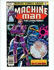 Machine Man #5 1978 VF- Jack Kirby Marvel Comic Book Comics Collectible picture