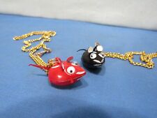 Tin Mouse ~ 12 Necklace Pendants ~ Full Store Display Card ~ Costume Jewelry picture