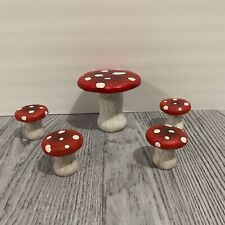 Mini Fairy Garden 5 Piece Mushroom Set picture