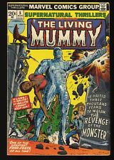 Supernatural Thrillers #5 VG+ 4.5 1st Appearance Living Mummy Marvel 1973 picture