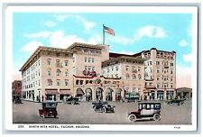 Tucson Arizona Postcard Santa Rita Hotel Exterior Building c1920 Vintage Antique picture