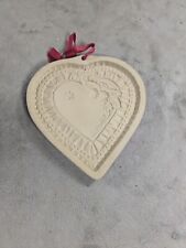 Vintage Brown Bag Cookie Art 1990 Hill Design Mold Heart Bee Berry picture