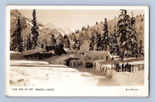 RPPC 1937. THE INN AT MT. BAKER LODGE. WASH. POSTCARD. HH16 picture