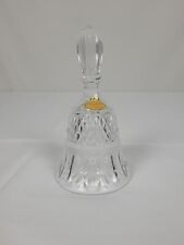 Lead Crystal Clear Hand Cut 24% Lead Oxide Made In West Germany Bell 6 3/4