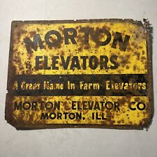 Morton Farm Elevators Sign Morton Illinois  picture