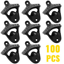 VEVOR Bottle Opener 100pcs Rustic Cast Iron Wall Mounted Beer Bottle Openers picture