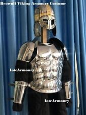Complete Wearable Halloween Costume Viking Wolf Helmet Muscle Cuirass Shoulder G picture