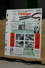 Brochure Detty's Fish Gripper Lancaster Pennsylvania PA Fishing Tackle Pliers  picture