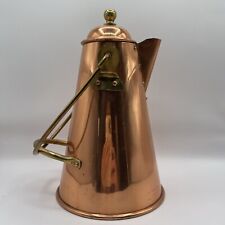 Vintage Copper Coffee Pot Swing Handle Campfire  Made in Portugal picture