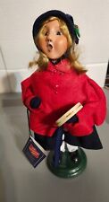 Byer's Choice 2007 Salvation Army Girl with Tambourine 9” Christmas  picture