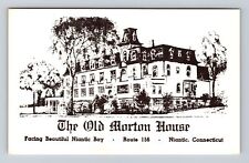Niantic CT-Connecticut, The Old Morton House Advertising, Vintage Postcard picture
