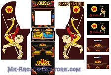 Arcade1Up Joust Side Art Arcade Cabinet Kit Artwork Graphics Decals picture