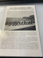 Harley Davidson Extremely Rare Advertisement Poster 1959  Vintage Motorcycle ADS picture
