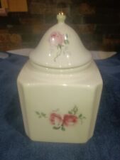 Vintage 1999 A Special Place 8 in. Floral Jar With Lid picture