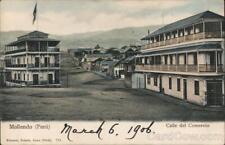 Peru Mollendo (Peru),Calle del Comercio Postcard Vintage Post Card picture