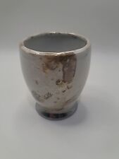 Steven Rhoades Design Ceramic Pottery Luster Gold Glaze Mid Modern Small Vase picture