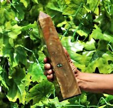 Huge 300MM Brown Polychrome Jasper Crystal Healing Reiki Decor Stone Point Tower picture