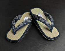 ISM Japanese Pattern Tatami sandals leather soled type Hemp Japan production picture