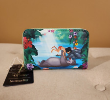 Loungefly Disney Jungle Book Wallet Bare Necessities Mowgli Baloo Zip Around NEW picture