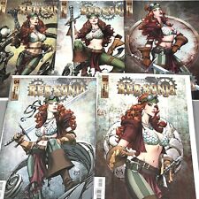 Dynamite Comics Legenderry Red Sonya Steampunk Books Complete Run 1-5 VF/NM Lot picture