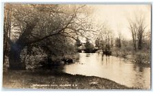 1921 Contoocook River Hillsboro New Hampshire NH RPPC Photo Vintage Postcard picture