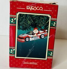 Vintage Enesco￼ 1995 SANTA’s SPEEDWAY: NASCAR Racing Car Stock Car Christmas picture