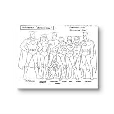 Super Friends Original Production Model Sheet, SSV1041 picture