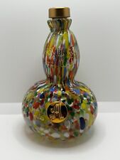 AsomBroso 11 year tequila bottle.  Hand blown, empty. picture