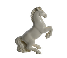 Antique White Horse Statue, Made in Czechoslovakia 6 1/2