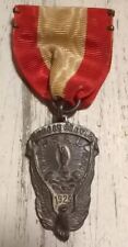 Rare 1929 Sunday World P.S.A.L. New York Sterling Silver Winged Foot Medal  picture