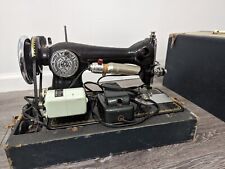 Sew Best Vintage Portable Sewing Machine in case - Model 202 Precision Deluxe picture