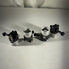 4 vintage two-way rotary bulb sockets Leviton Nos C picture