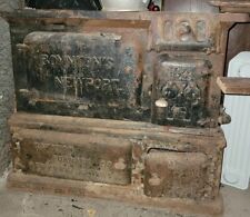 ANTIQUE Cast IRON Wood Cook Stove Gas Coal Rare In Need Of Love picture