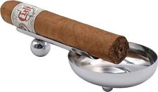 Quality Importers Trading Personal Size Cigar Ashtray, Stainless picture