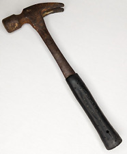 Vintage Metal Shaft Straight Claw Hammer 2 lb 2.7 oz picture