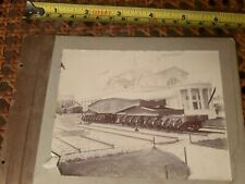 Antique Original Pennsylvania Railroad WWII Big Gun & Ship On Reverse picture
