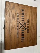 Knob Creek Bourbon Single Barrel Select Experience wood box RARE Collectible picture
