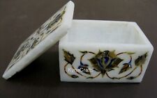 3 x 2 Inches MOP Inlay Work Jewelry Box Marble Decorative Box from Vintage Craft picture