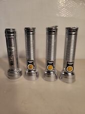 Vintage EVEREADY Energizer Metal Flashlight Black & Silver Untested Lot Of 4 picture