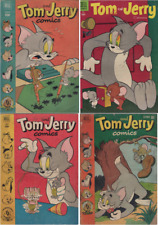 Lot of 4 Vintage Tom & Jerry Comics 1951-1955 picture