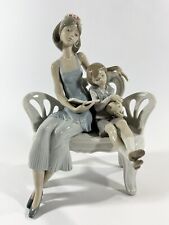 Lladro 5721 Once Upon A Time w/Original Box - Mother And Daughter Reading Book picture