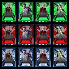 Topps Star Wars Card Trader 2024 RADIANT Series 2 Part 1 WEEK 6 GREEN RED BLUE picture