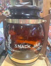 vintage siesta ware barrel snack jar picture